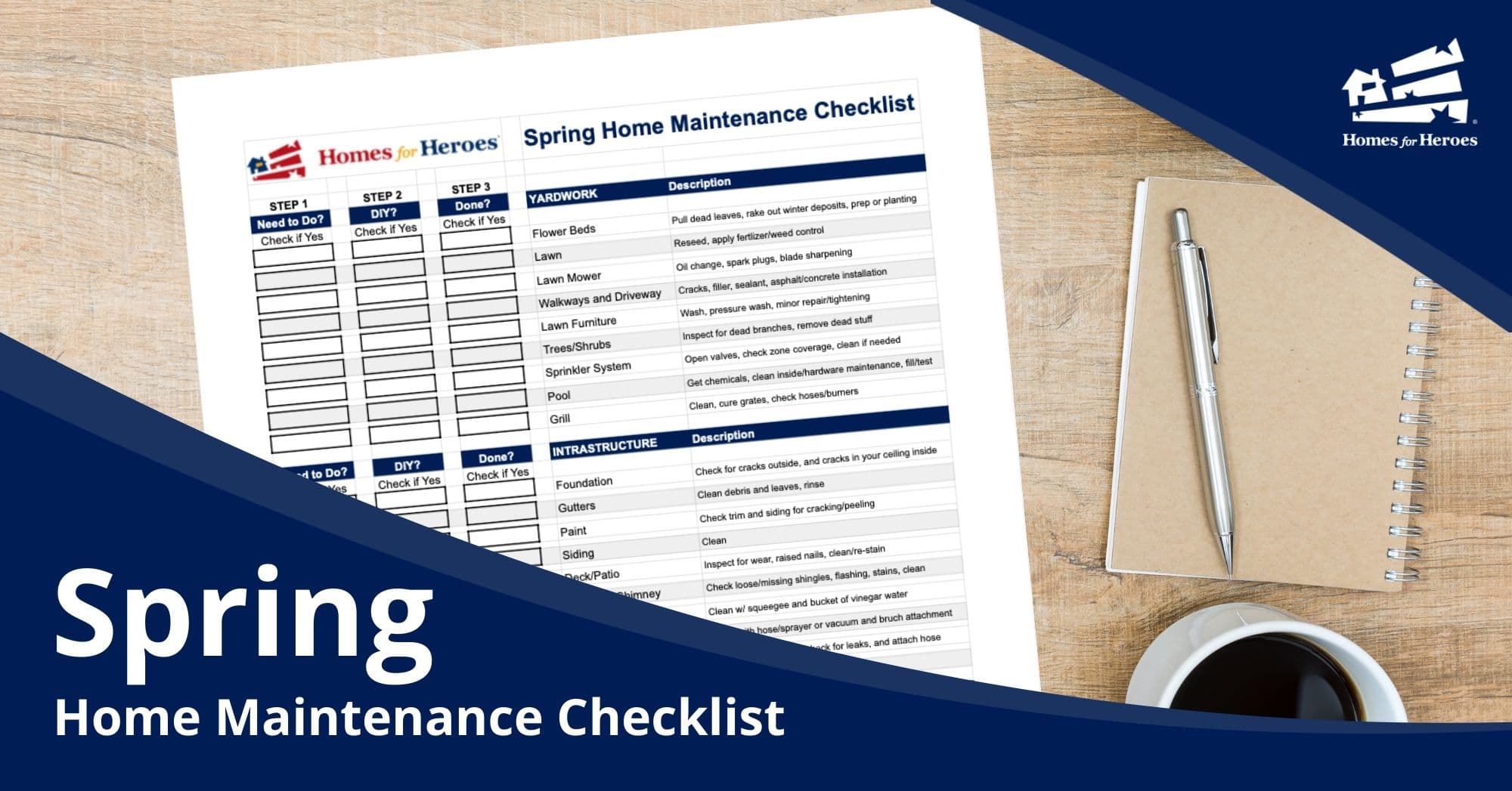 Spring Home Maintenance Checklist Download | Designed to Keep You Calm